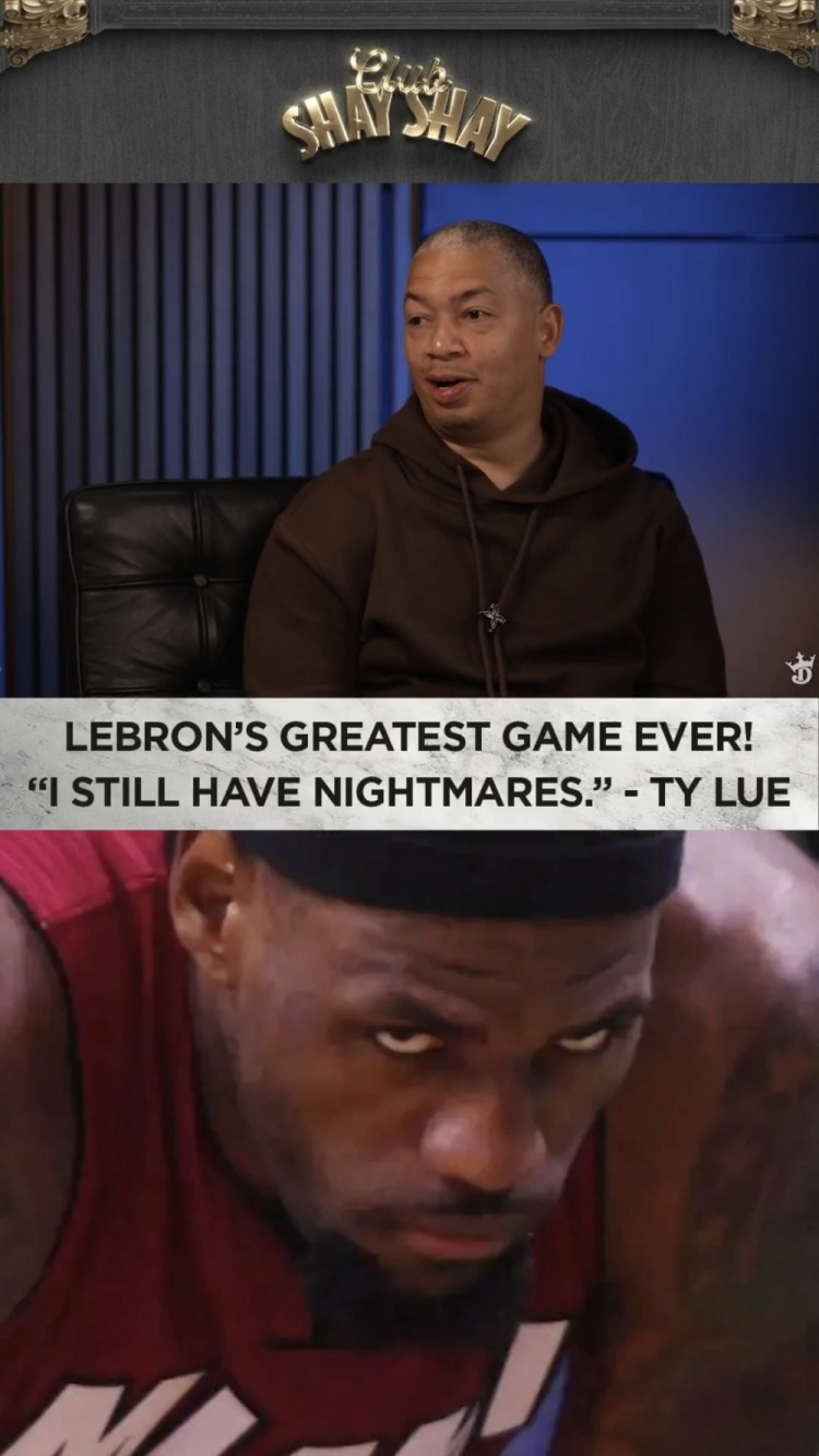 泰伦·卢：我当对手时看过詹姆斯的死亡之瞳，至今都做噩梦！